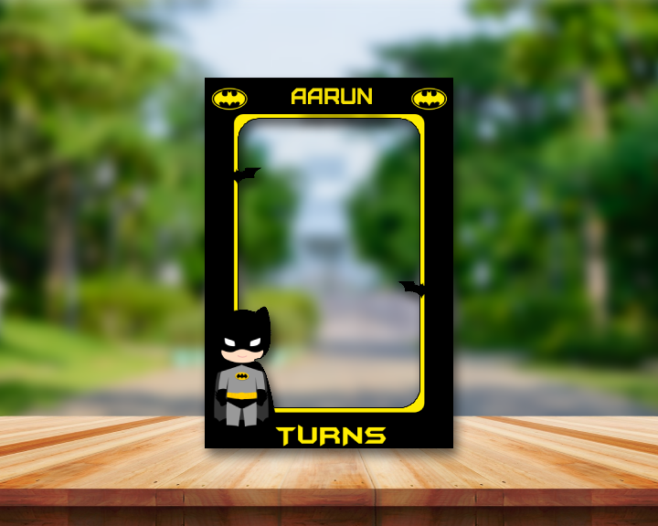 Batman Theme Customized PhotoBooth