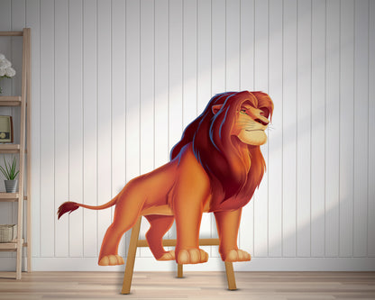 Lion King Theme Mufasa Cutout
