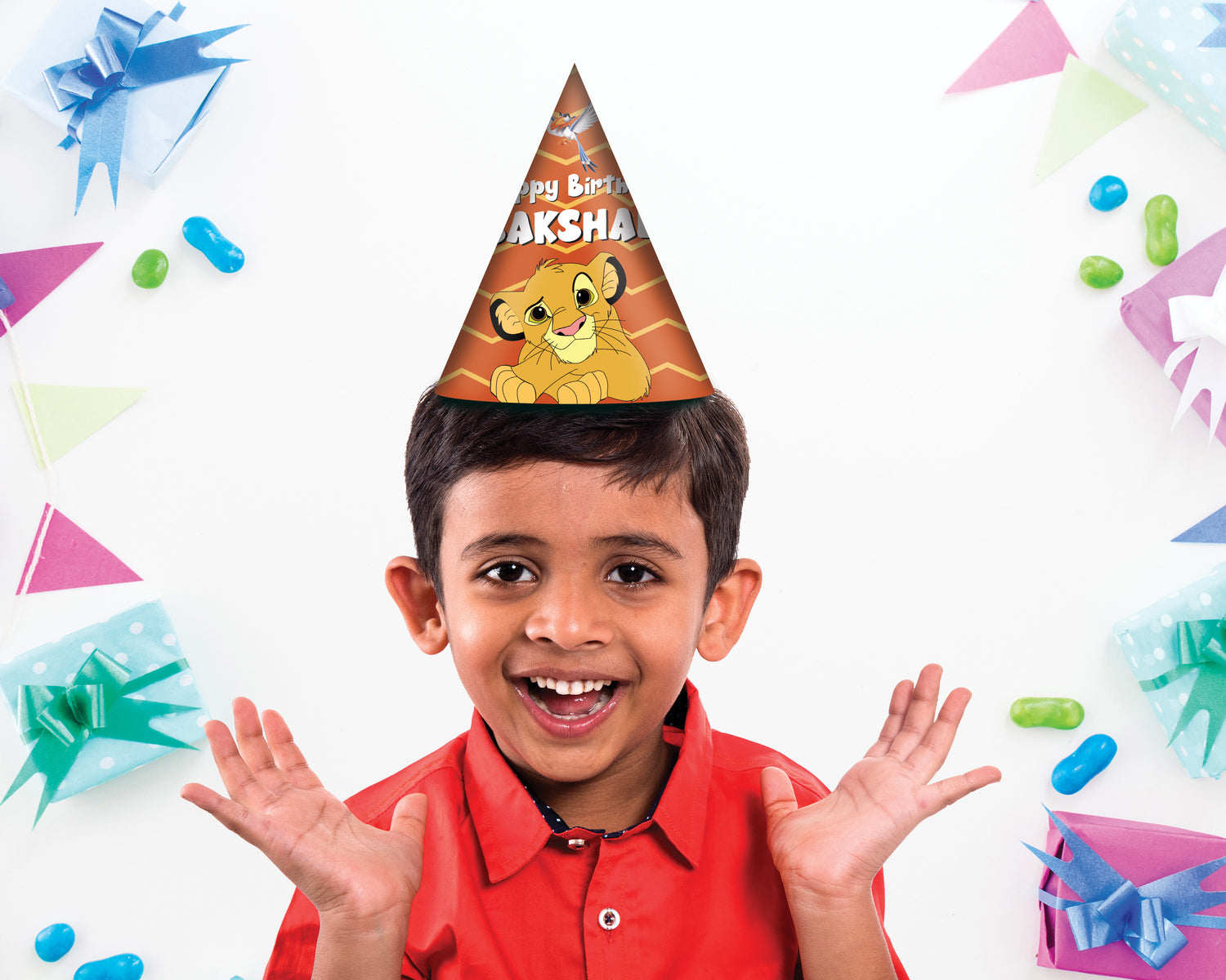 Lion King Theme Personalized Hat Party Supplies For Kids Online