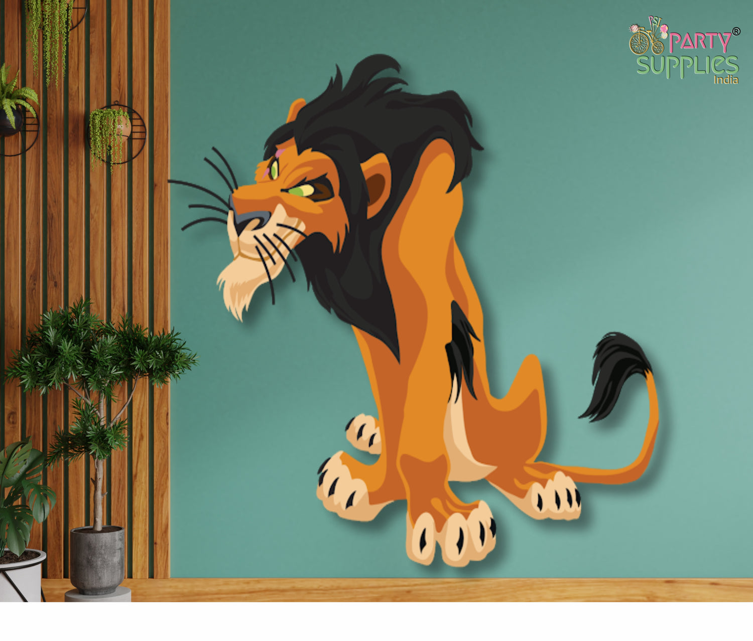 Lion King Theme Scar Cutout