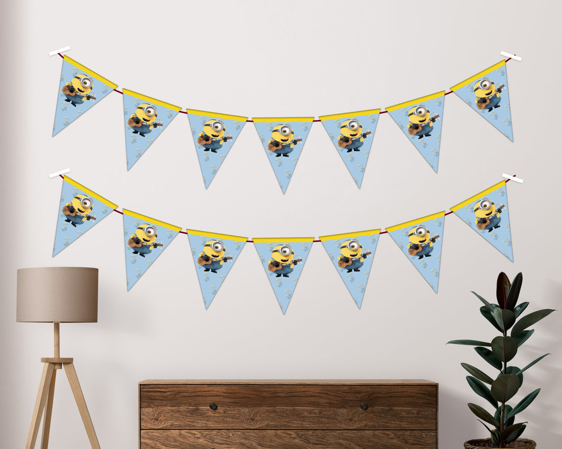 Minion Theme Customized Flag Hanging