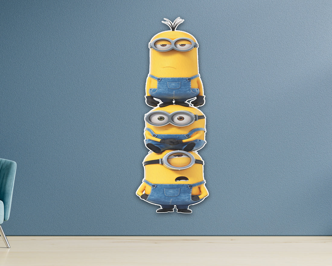 Minion Theme Triple Decker Cutout