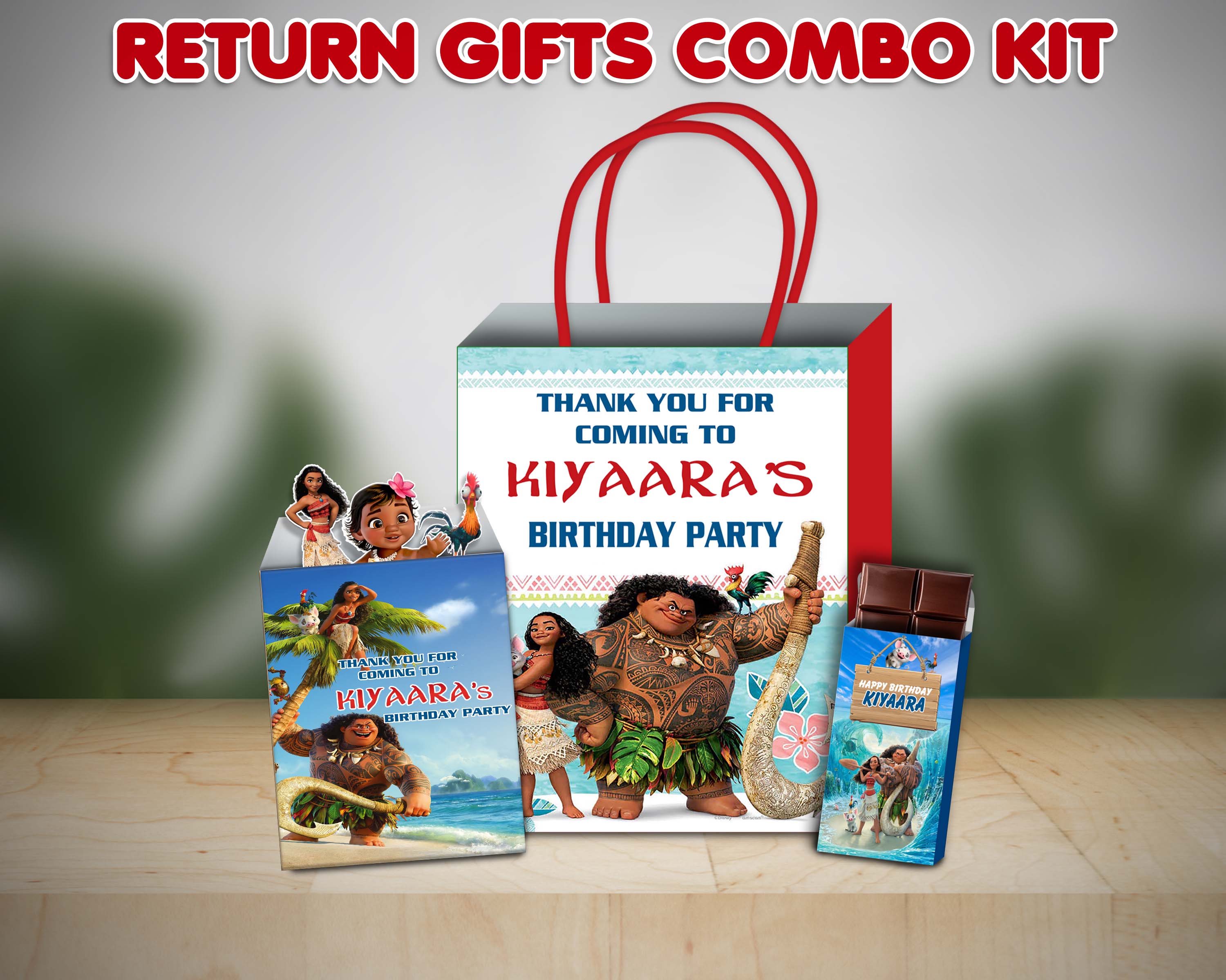 Moana Theme Return Gift Combo