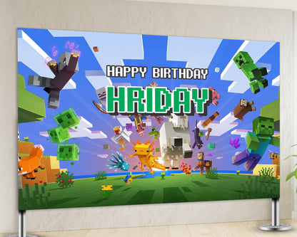 Minecraft Theme Backdrop
