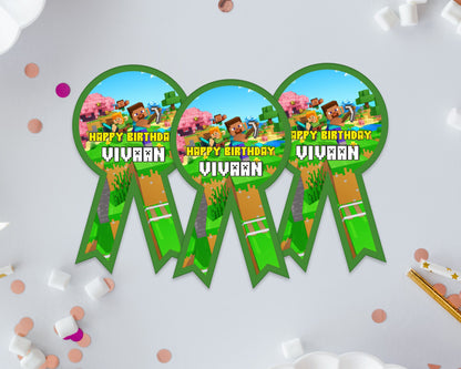 Minecraft Theme Badges