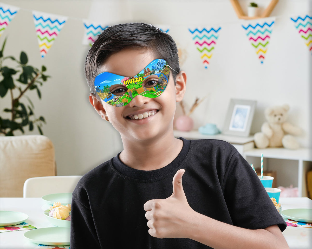 Minecraft Theme Customized Eye Mask