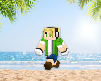 Minecraft Theme Cutout MIN-12