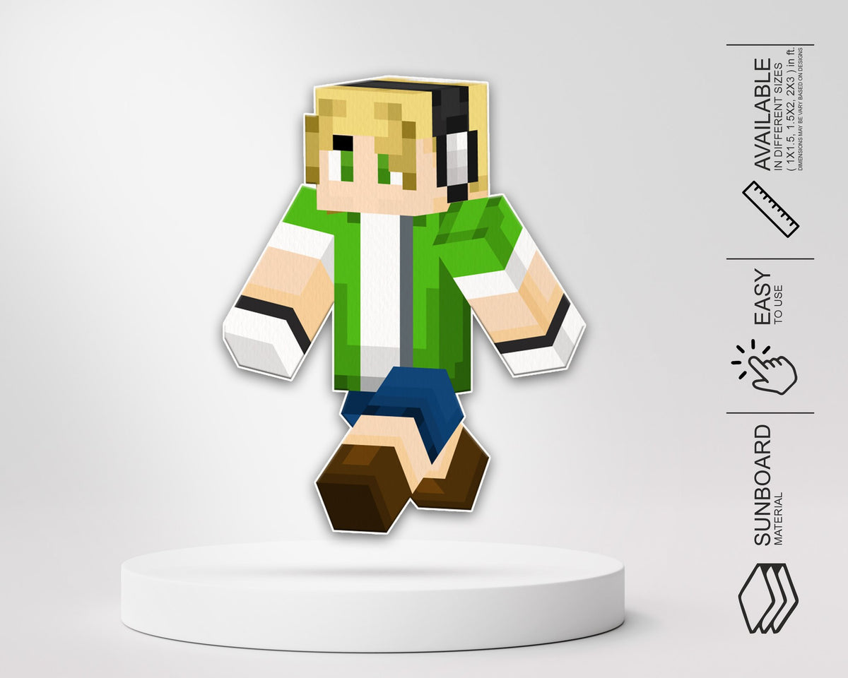 Minecraft Theme Cutout MIN-12