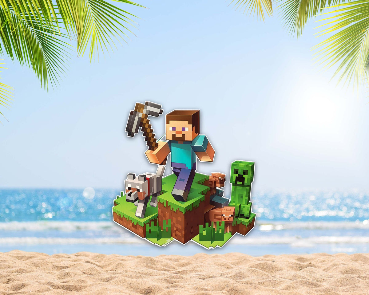 Minecraft Theme Cutout MIN-03