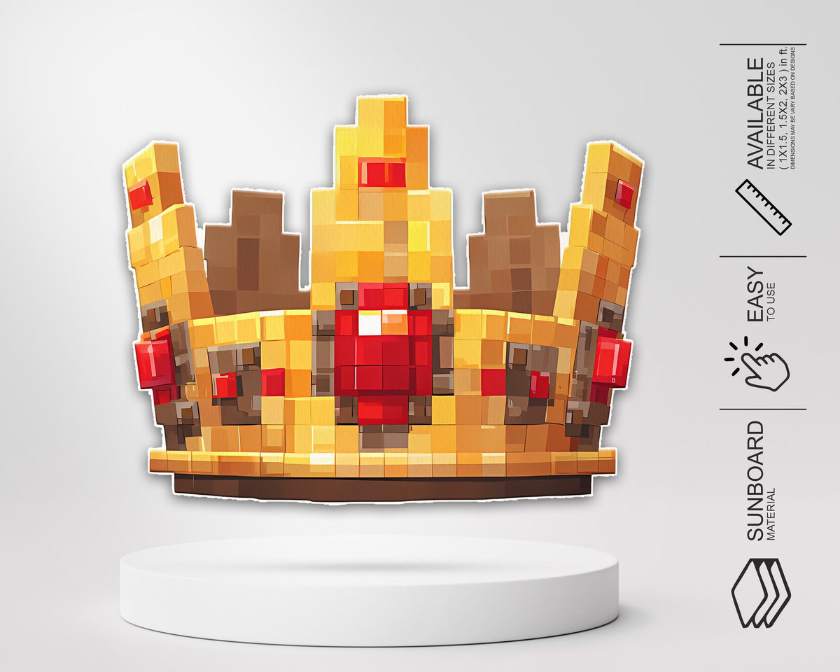 Minecraft Theme Cutout MIN-01