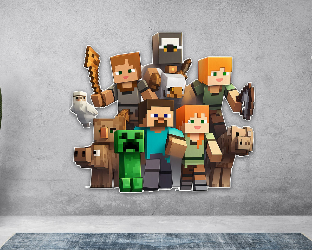 Minecraft Theme Cutout MIN-04