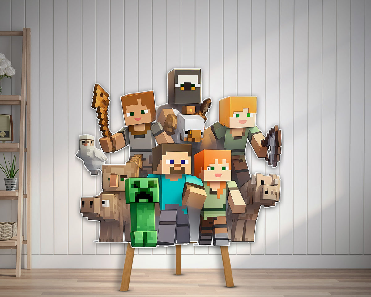 Minecraft Theme Cutout MIN-04