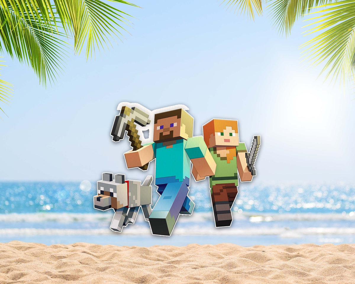 Minecraft Theme Cutout MIN-07