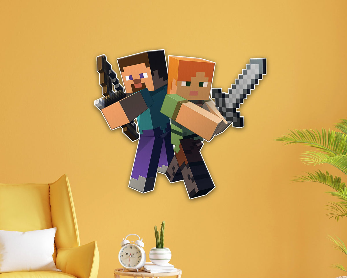 Minecraft Theme Cutout MIN-08