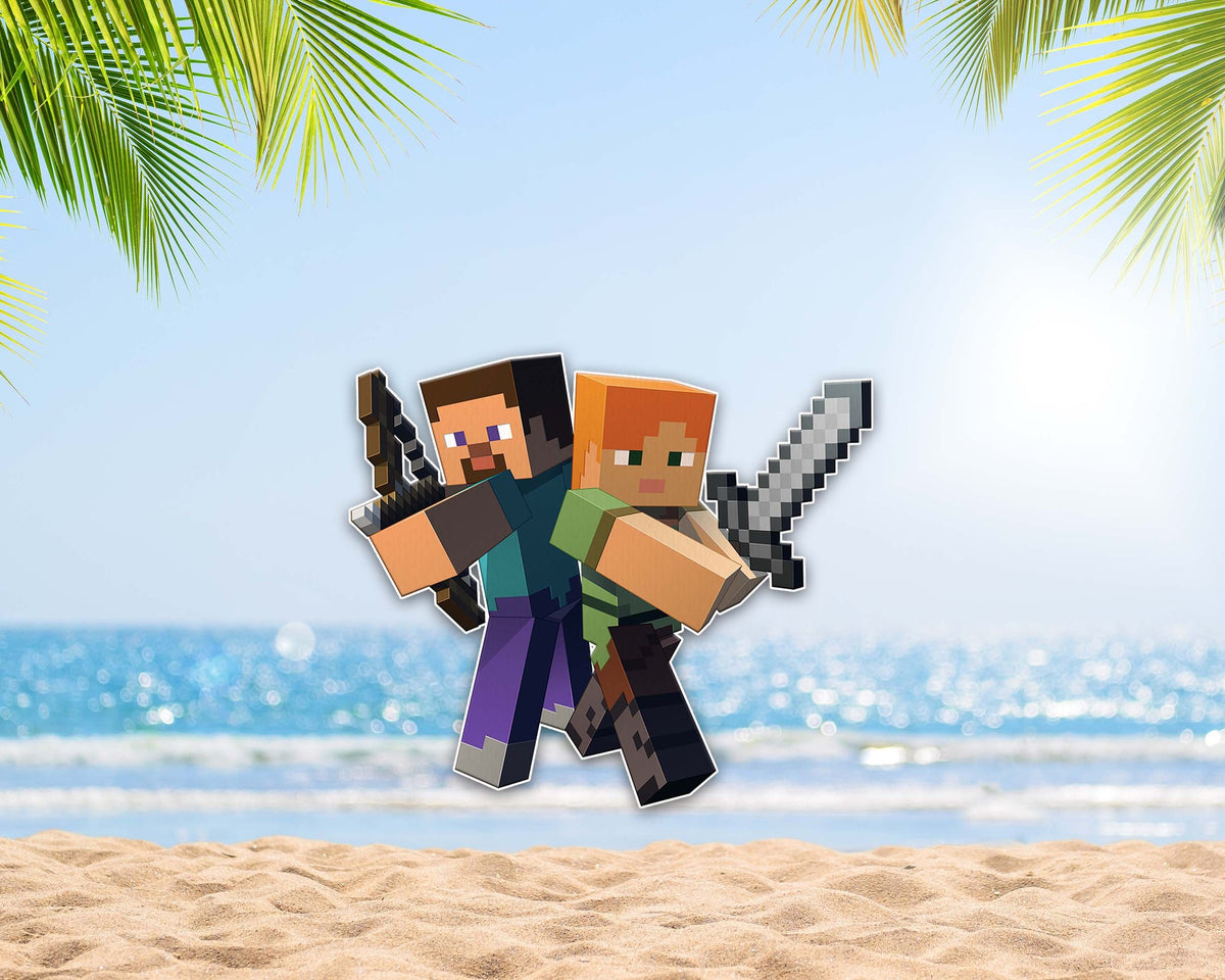 Minecraft Theme Cutout MIN-08