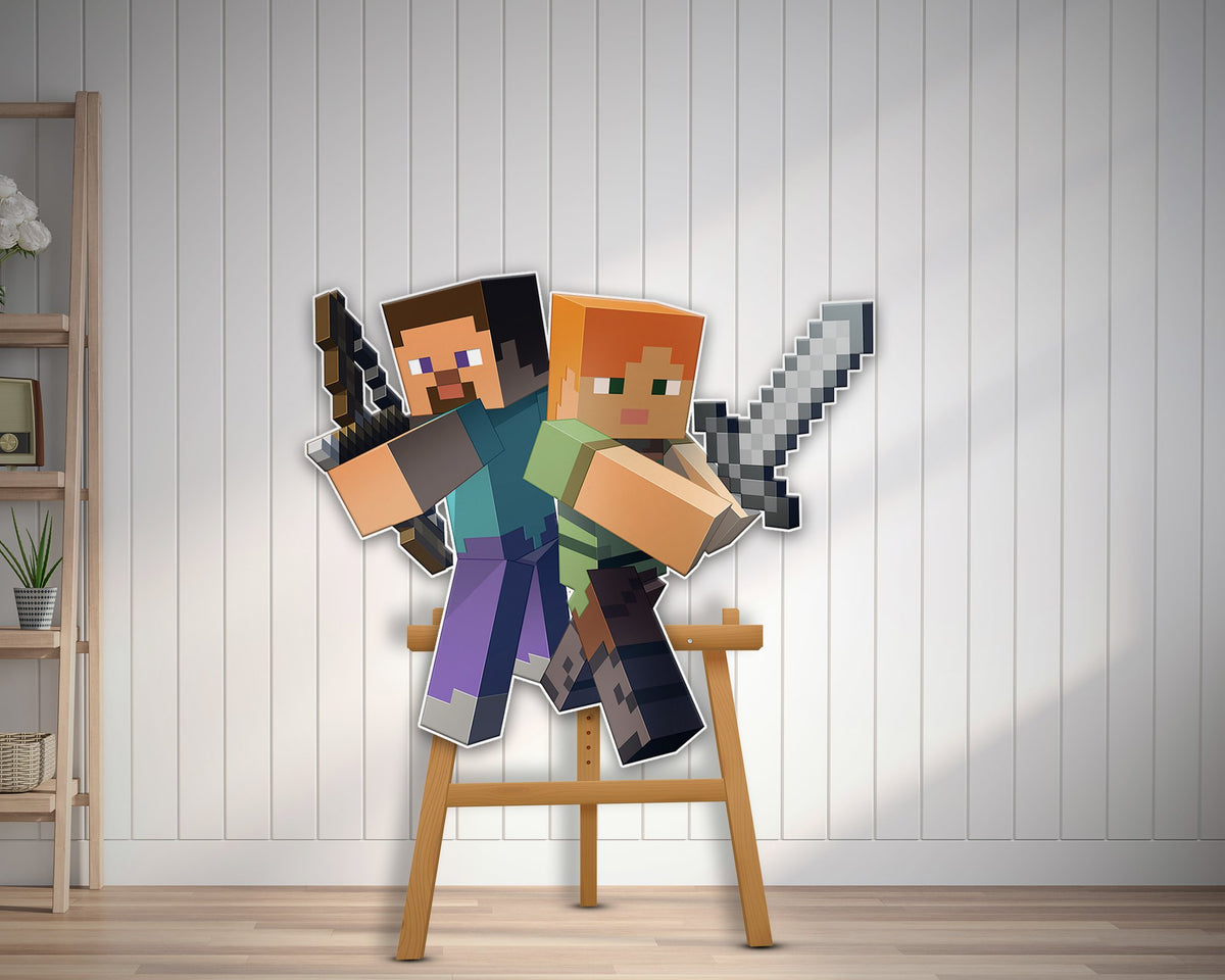 Minecraft Theme Cutout MIN-08