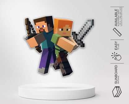 Minecraft Theme Cutout MIN-08