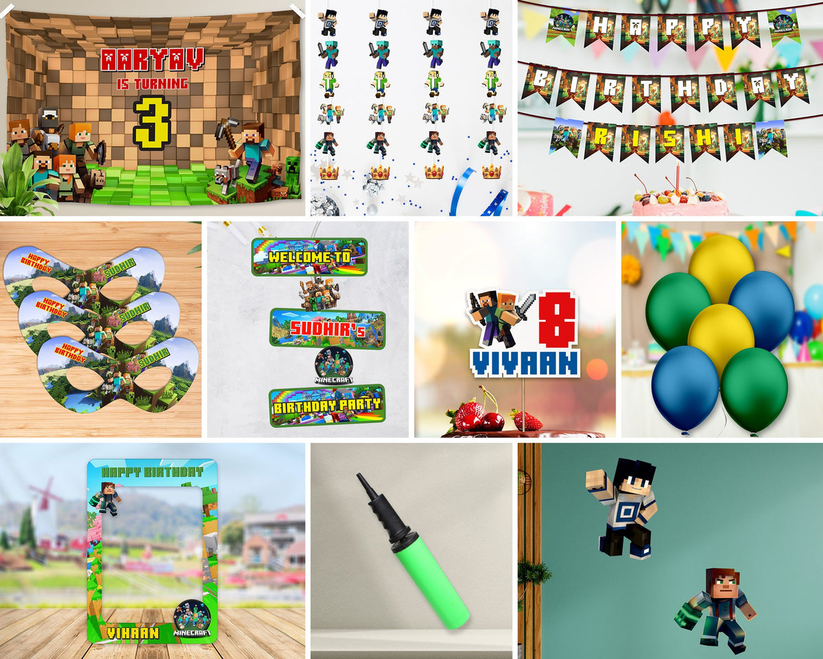 Minecraft Theme Exclusive Kit