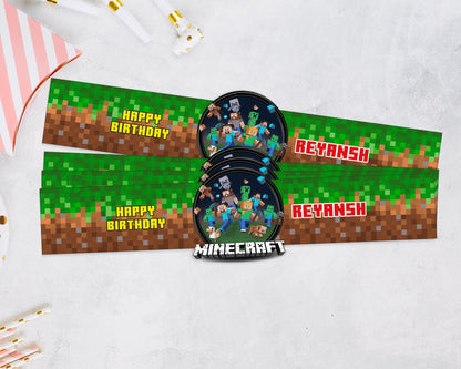 Minecraft Theme Hand Band