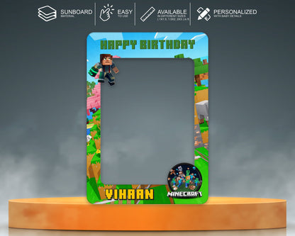 Minecraft Theme Photobooth