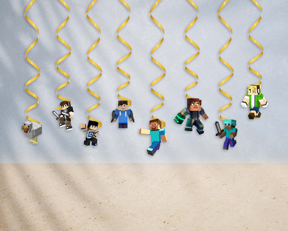 Minecraft Theme Swirls