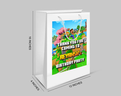 Mine Craft Theme Oversized Return Gift Bag