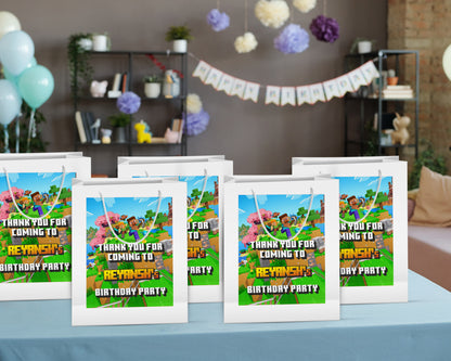 Mine Craft Theme Oversized Return Gift Bag