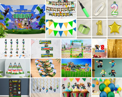 Mine Craft Theme Premium Kit