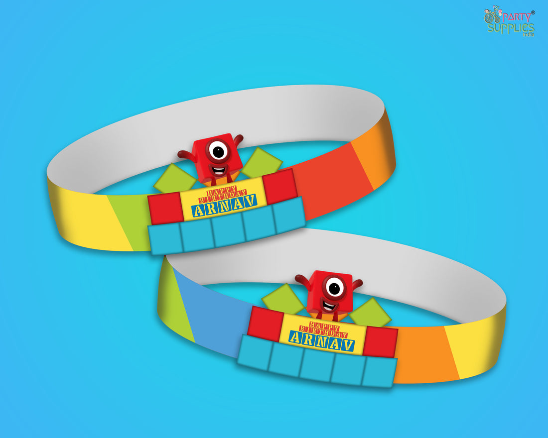 Number Blocks Theme Crown Hat