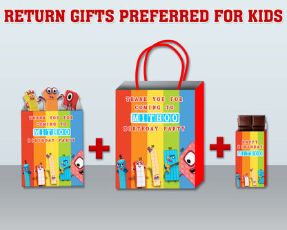 Number Blocks Theme Return Gift Combo