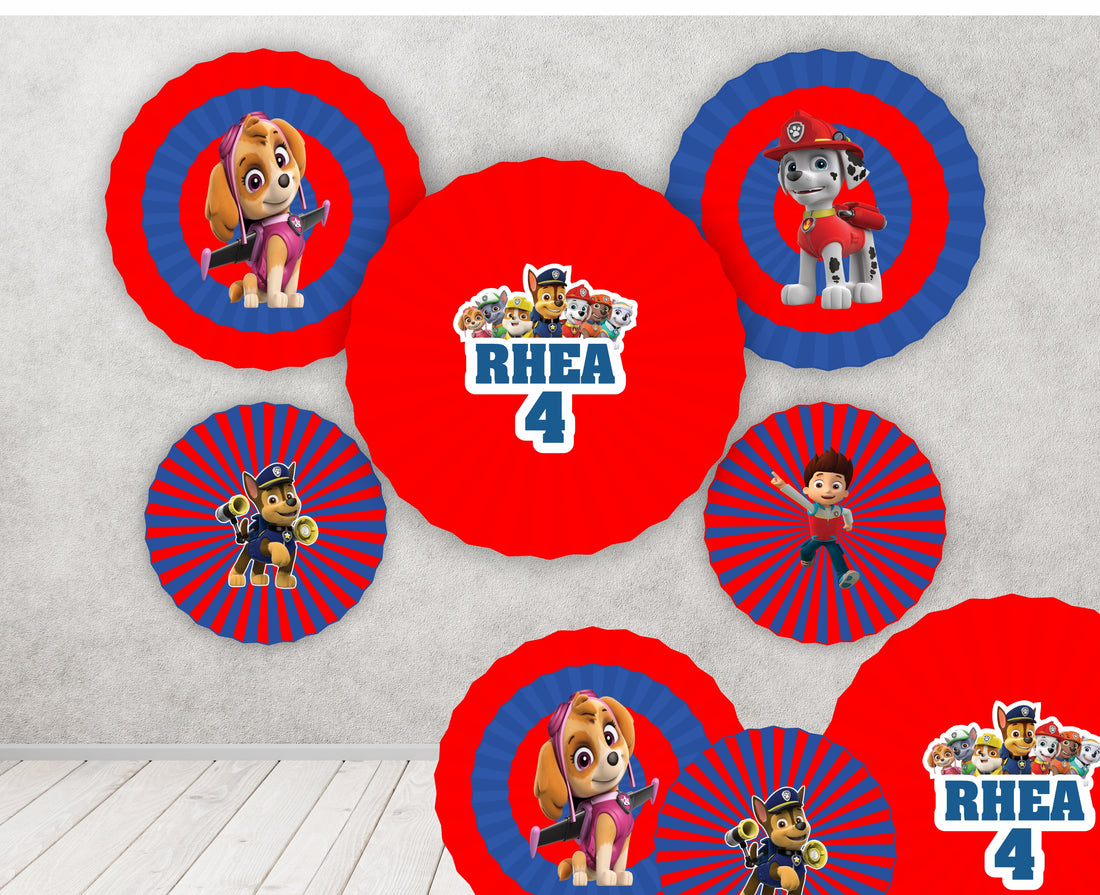 Paw Patrol Paper Fan