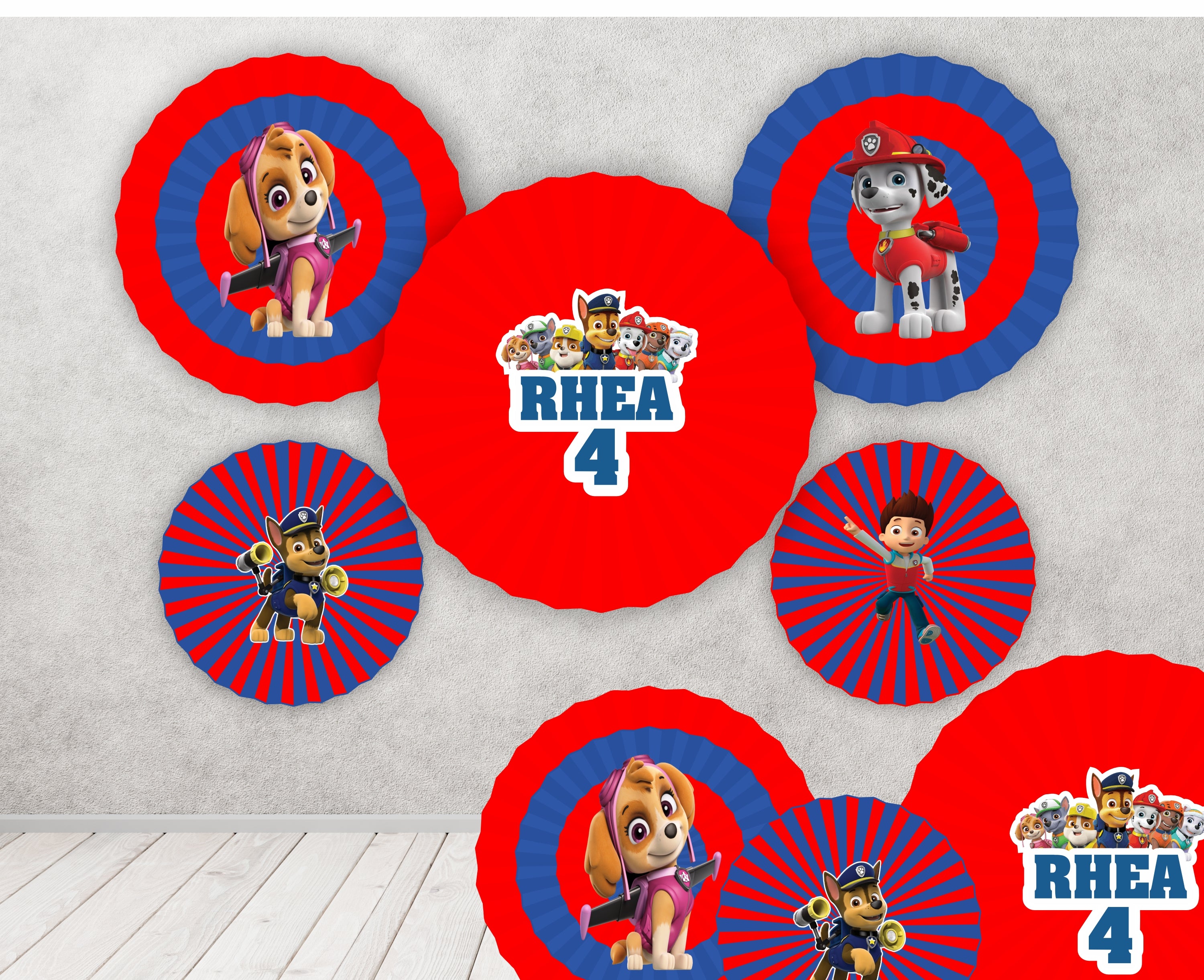 Paw Patrol Paper Fan