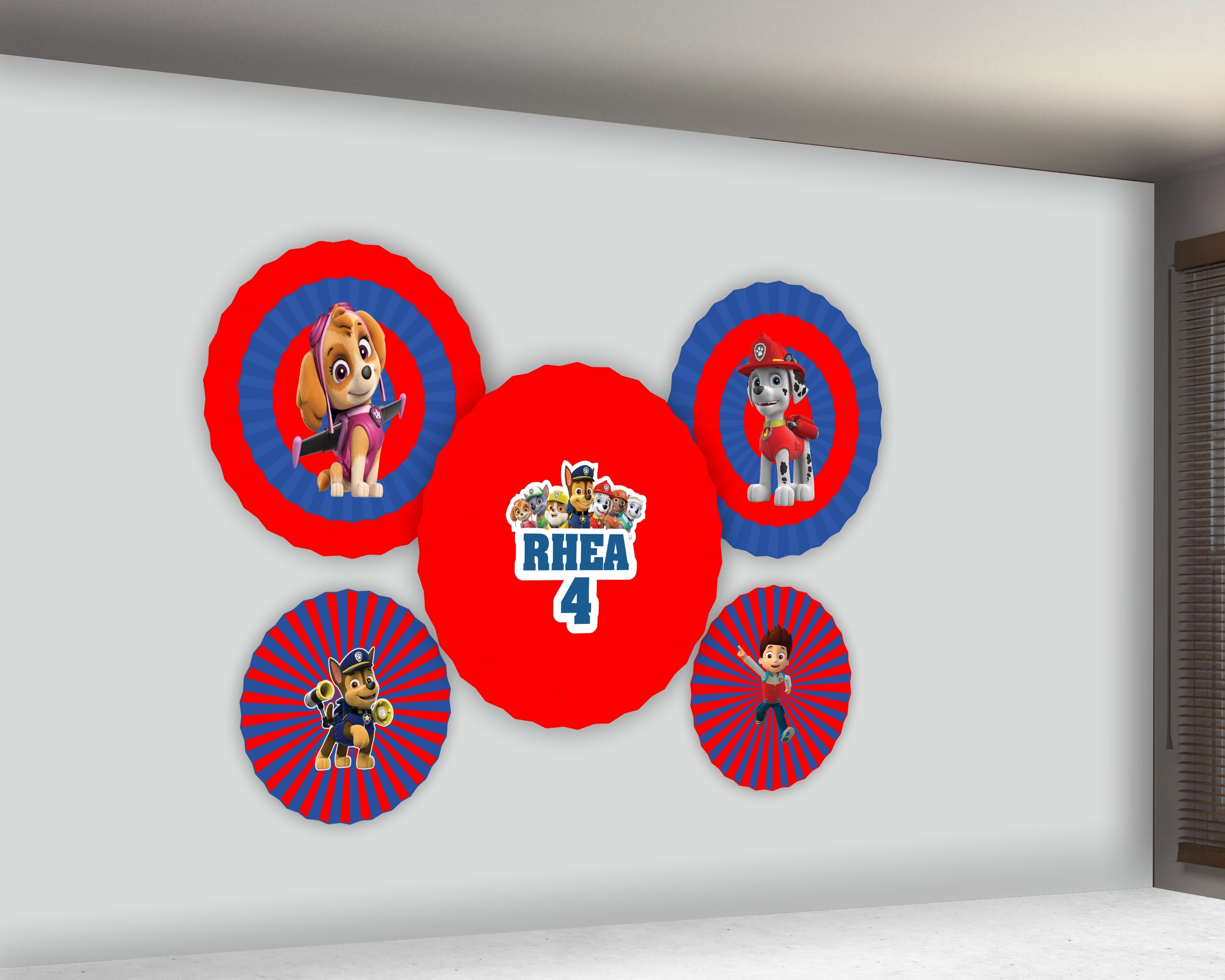 Paw Patrol Paper Fan