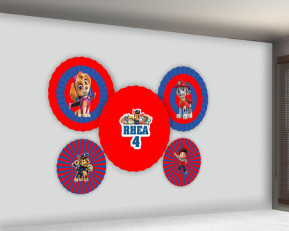 Paw Patrol Paper Fan