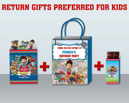 Paw Patrol Theme Return Gift Combo