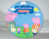 Peppa Pig Personalized Round Backdrop - image 1 of 5 | Party Supplies India