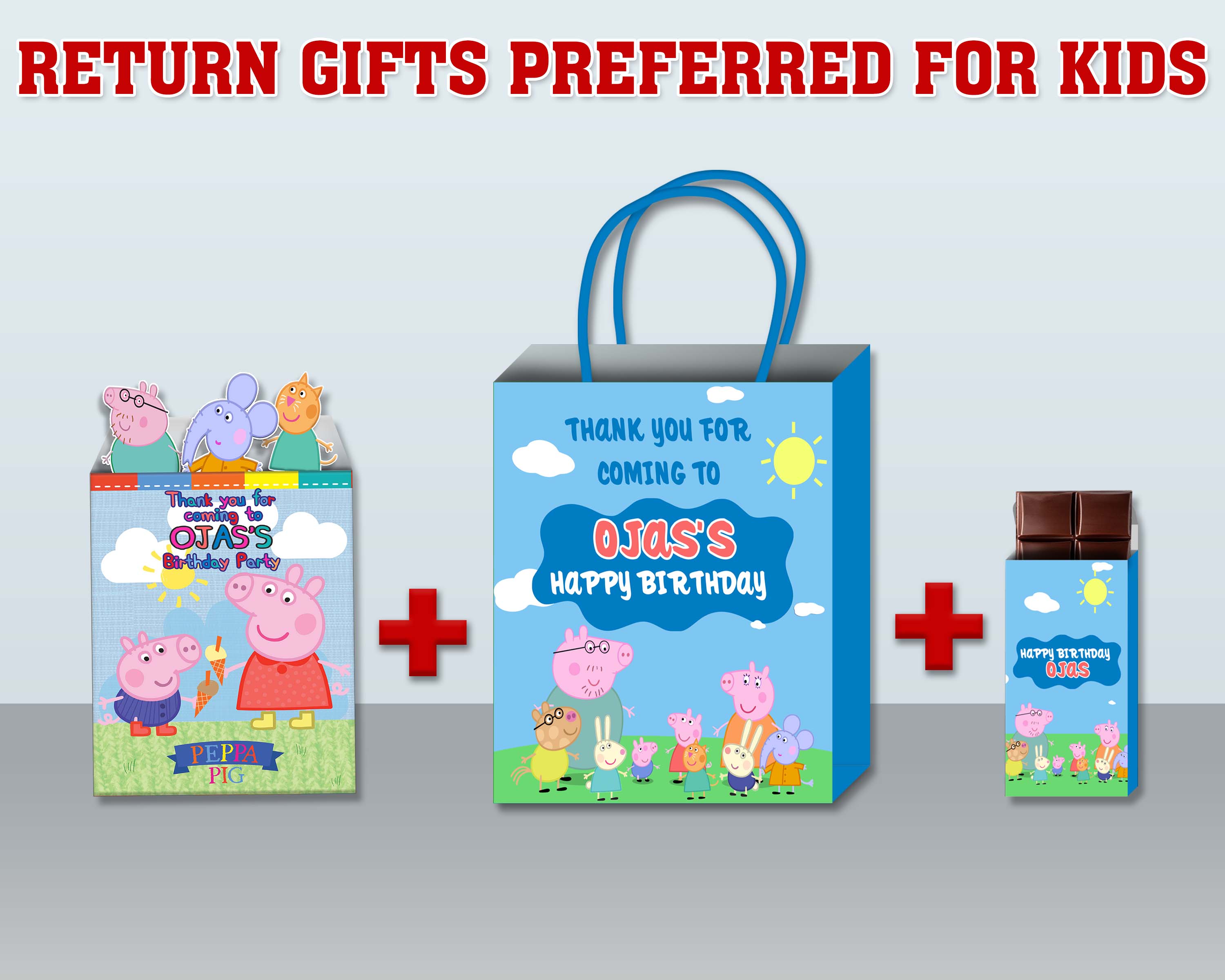 Peppa Pig Theme Return Gift Combo