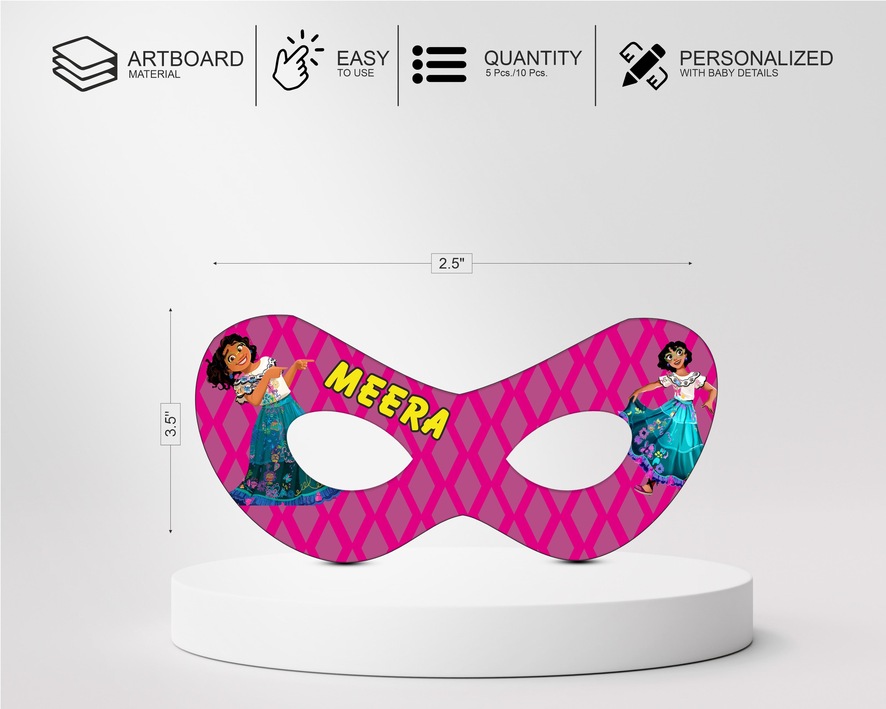 PS  Encanto Theme Customized Eye Mask