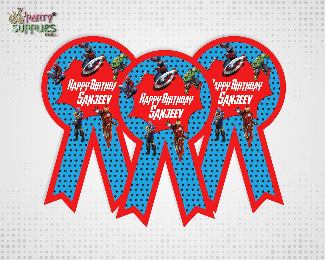 Avengers Theme Badges