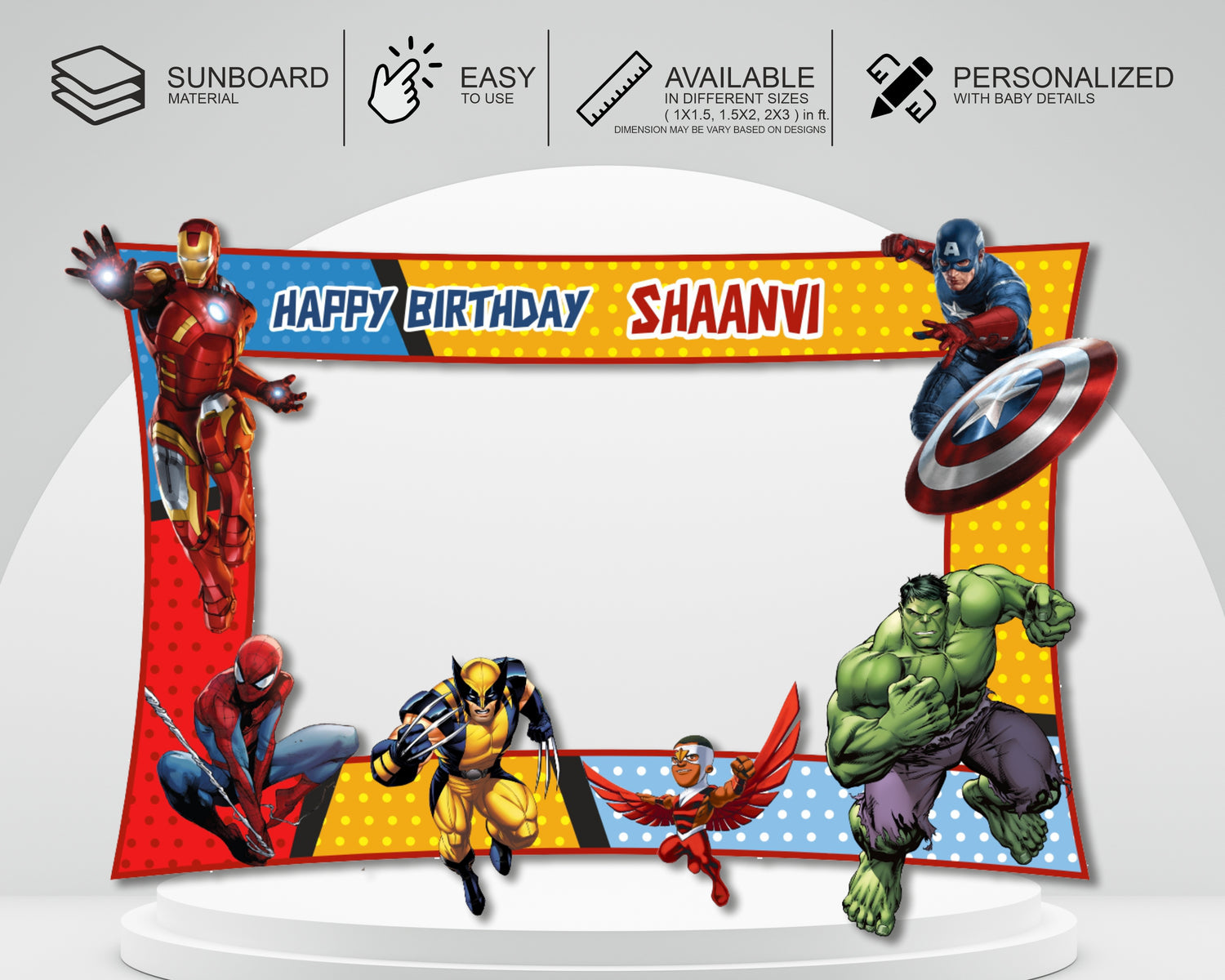 PSI Avengers Theme Customized Photobooth