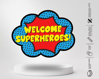 PSI Avengers Theme customized Welcome Board