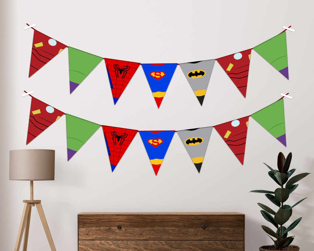 Avengers Theme Flag Hanging