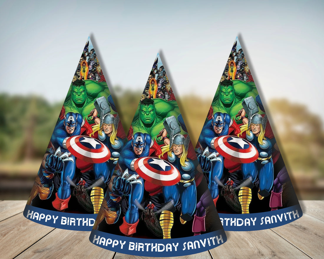Avengers Theme Personalized Hat