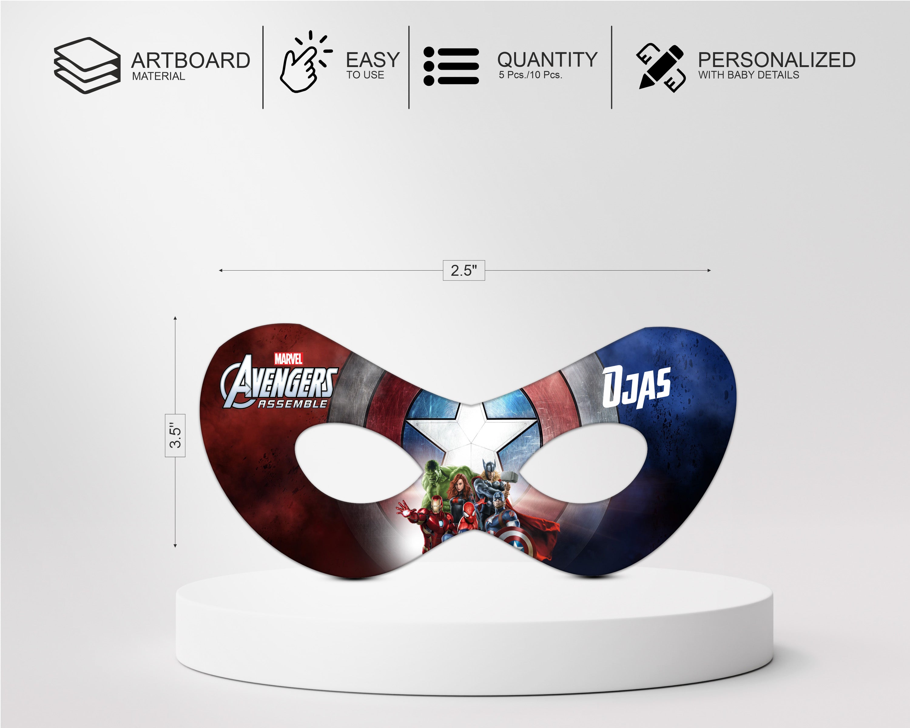 PSI Avengers Theme Eye Mask