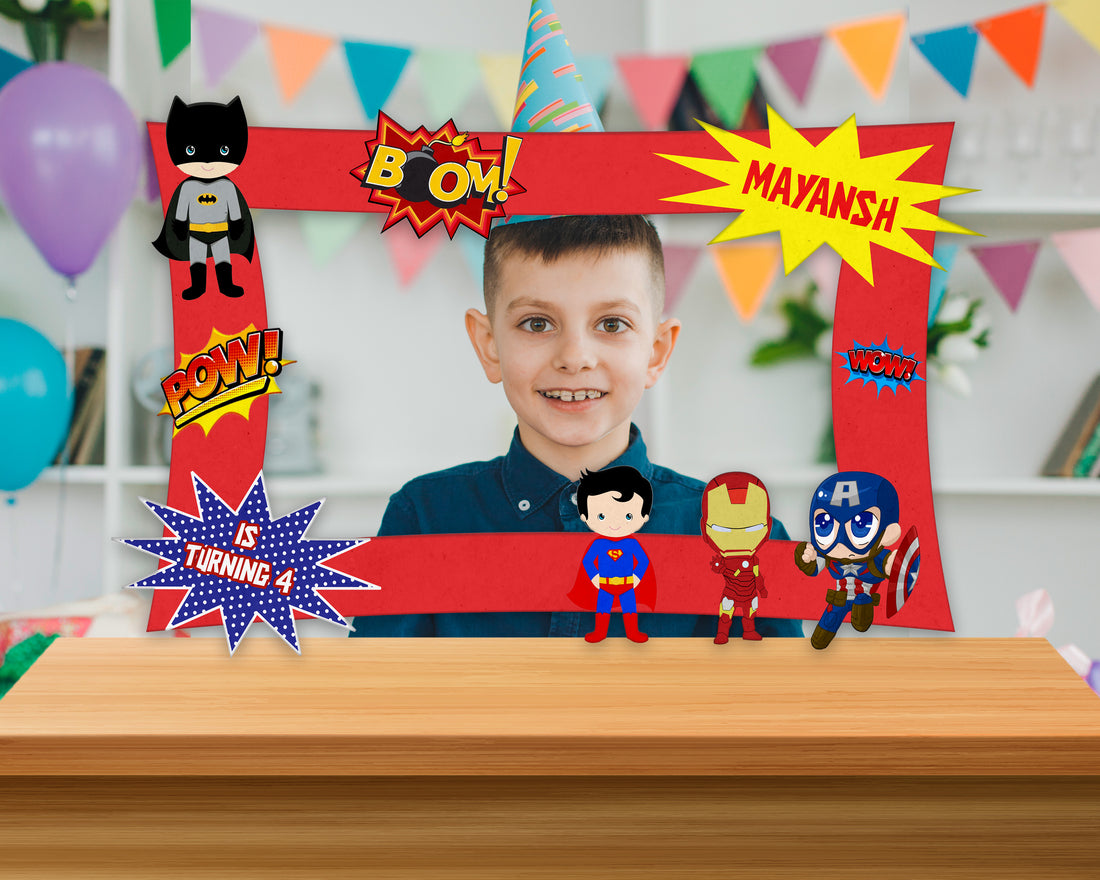 Avengers Theme Personalized Photobooth
