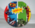 Avengers Theme Round Backdrop - image 1 of 5 | Party Supplies India
