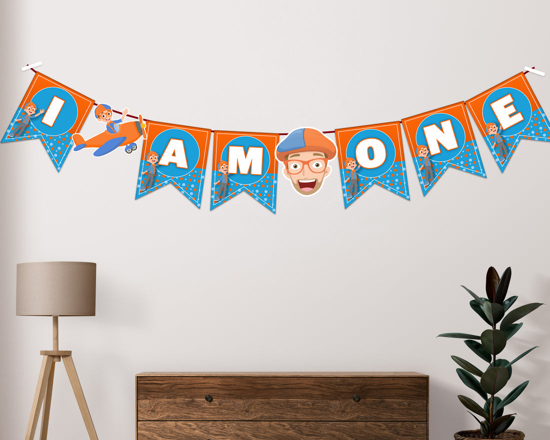 Blippi Theme Age Hanging