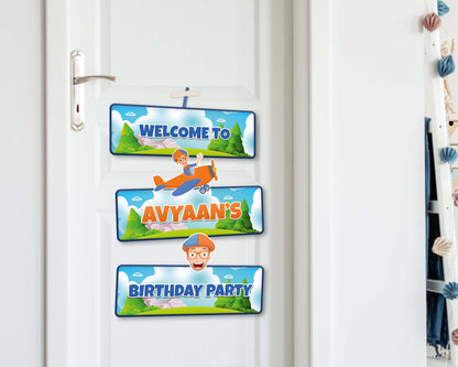 Blippi Customized Door Poster
