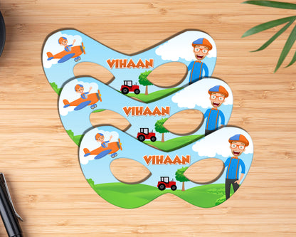 Blippi Theme Customized Eye Mask