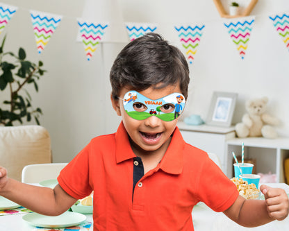 Blippi Theme Customized Eye Mask